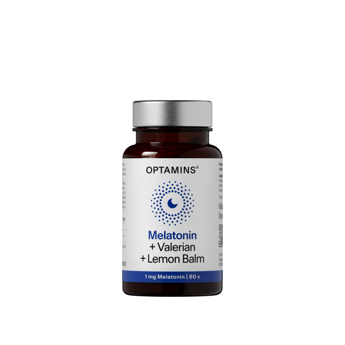 OPTAMINS MELATONIIN+PALDERJAN+ MELISS KAPSLID N60