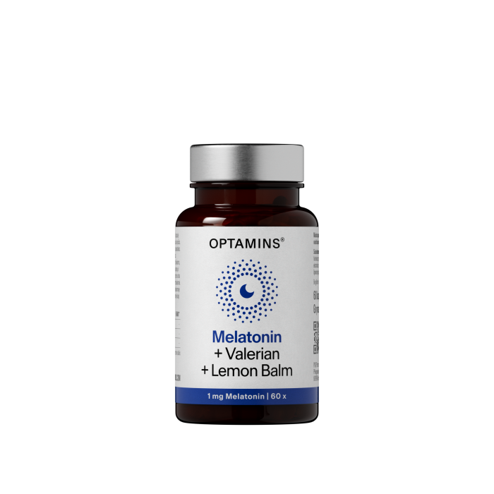 OPTAMINS MELATONIIN+PALDERJAN+ MELISS KAPSLID N60