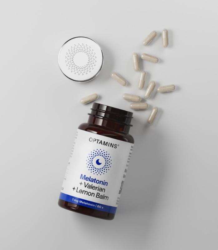 OPTAMINS MELATONIIN+PALDERJAN+ MELISS KAPSLID N60