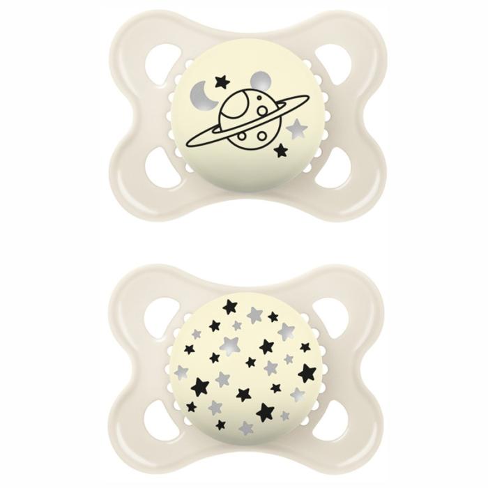 MAM SILIKOONLUTT 0-6 KUUD HELENDAV ÖÖSEKS NEUTRAL N2