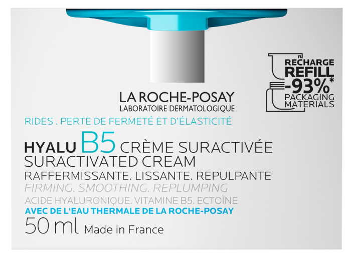 LA ROCHE-POSAY HYALU B5 SURACTIVATED NÄOKREEM TÄITEPAKEND 50ML