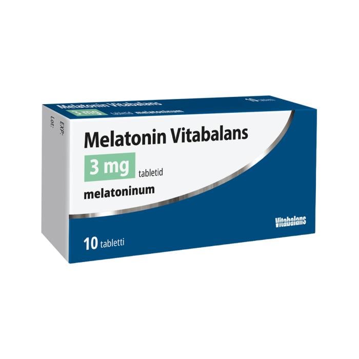 MELATONIN VITABALANS TBL 3MG N10