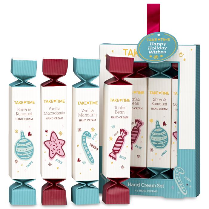 TAKE TIME BONBON SET KÄTEKREEMID 4X30ML