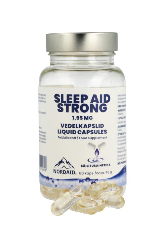 NORDAID SLEEP AID STRONG VEDELKAPSEL 1,95MG N60