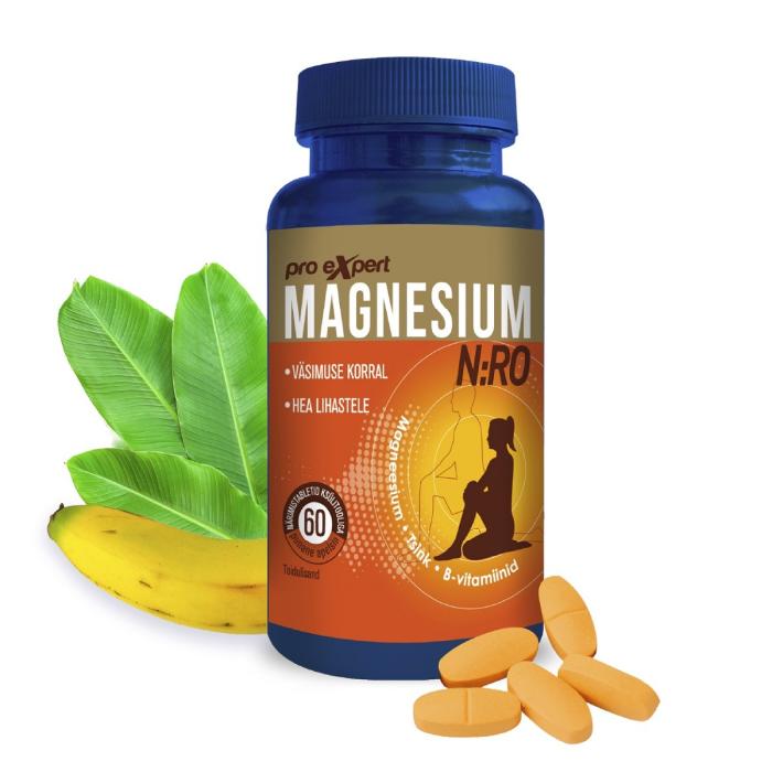 PRO EXPERT MAGNESIUM N:RO NÄRIMISTBL APELSINI N60