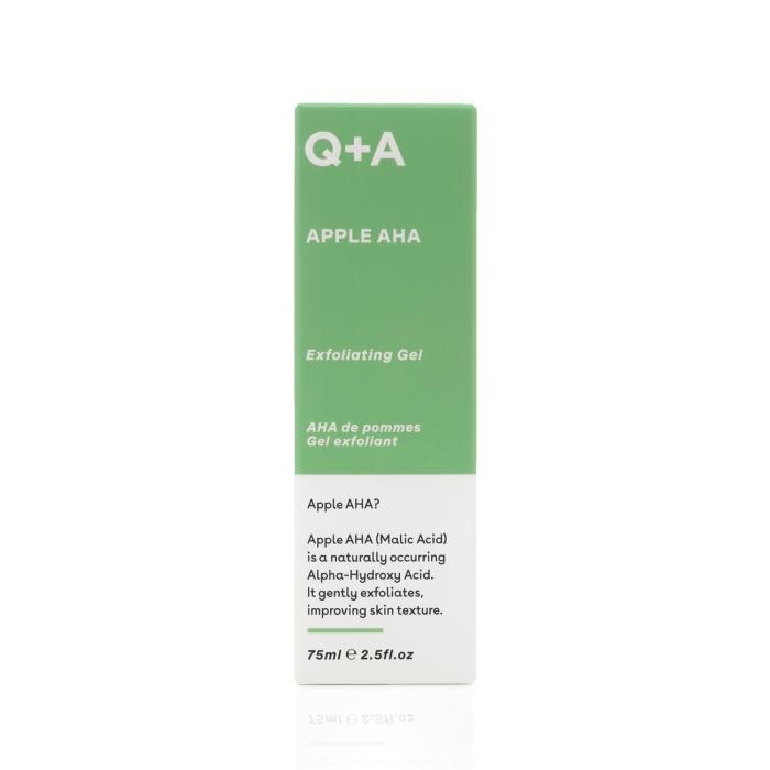 Q+A APPLE AHA GEEL KOORIV PUUVILJAHAPETEGA 75ML