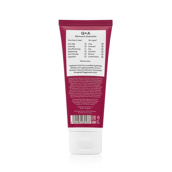 Q+A HYALURONIC ACID NÄOKREEM NIISUTAV INTENSIIVNE 75ML