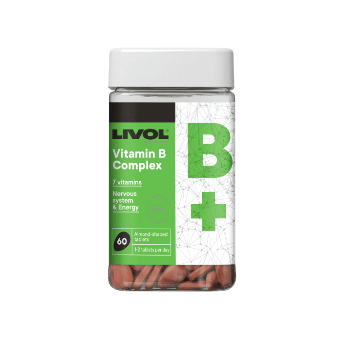 LIVOL VITAMIIN B-KOMPLEKS TBL N60