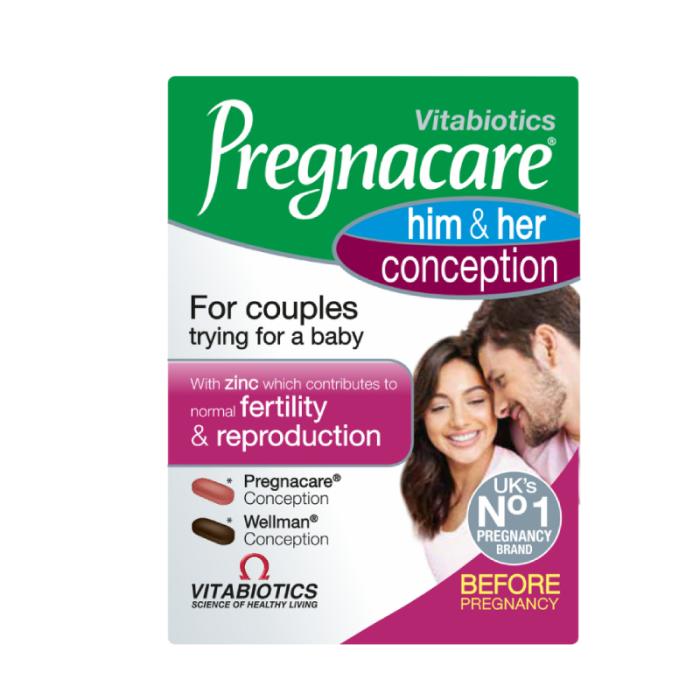 PREGNACARE HIM&HER CONCEPTION TBL N60