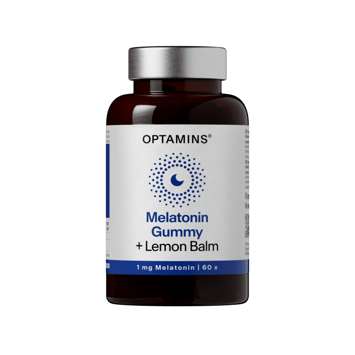 OPTAMINS MELATONIIN+MELISS KUMMIKOMMID N60