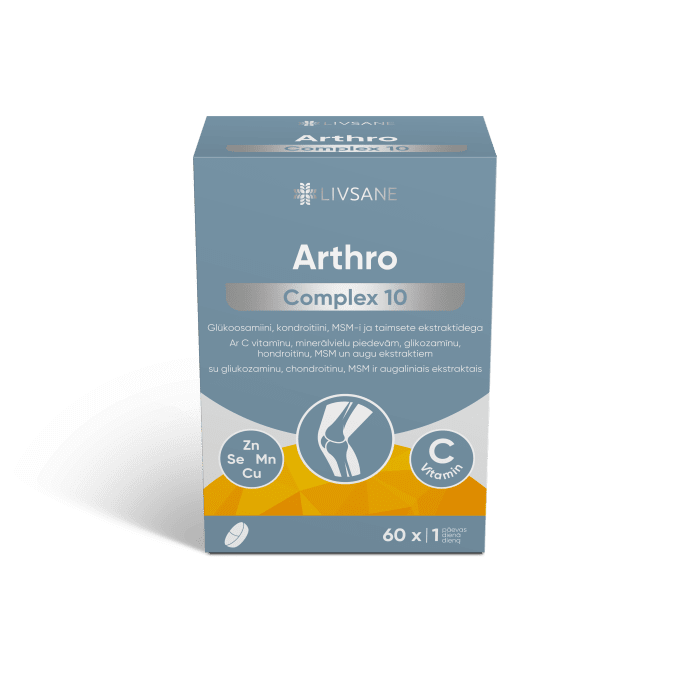 LIVSANE ARTHRO COMPLEX 10 TBL N60