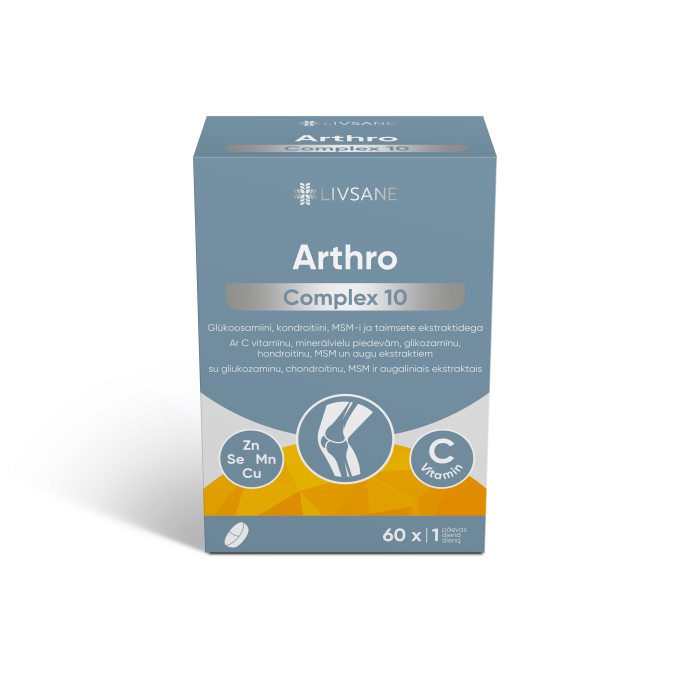 LIVSANE ARTHRO COMPLEX 10 TBL N60