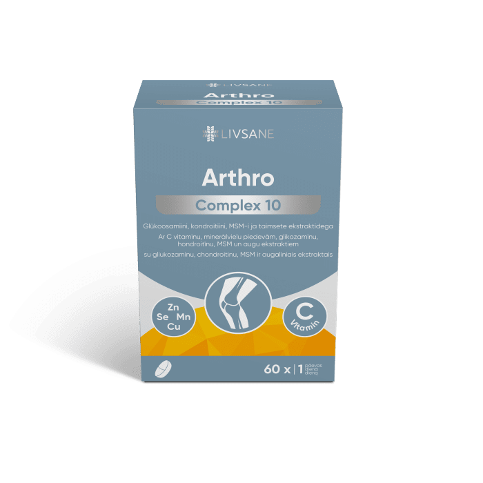 LIVSANE ARTHRO COMPLEX 10 TBL N60