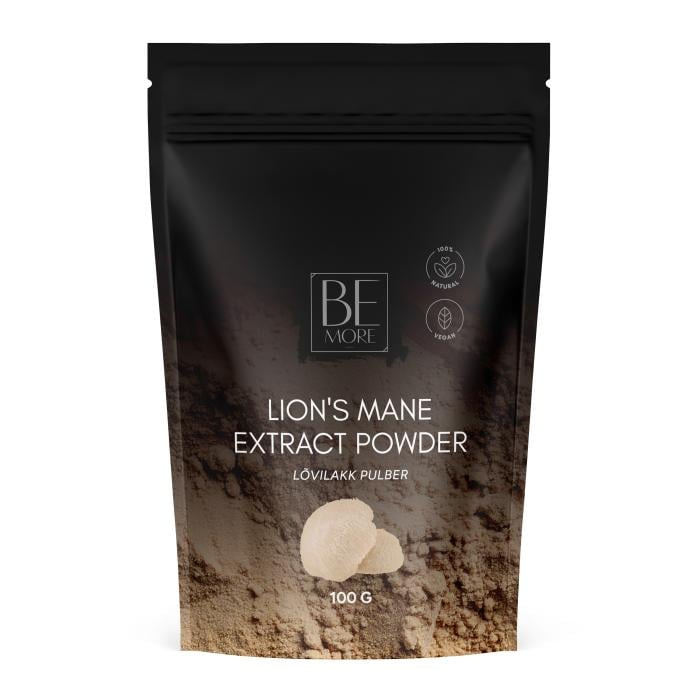 BE MORE LION'S MANE SEENEEKSTRAKT PULBER 100G