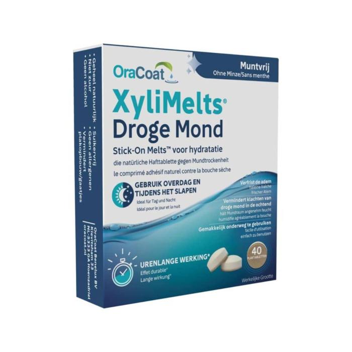 ORACOAT XYLIMELTS KSÜLITOOLI PASTILLID KUIVALE SUULE MÜNDIVABA N40