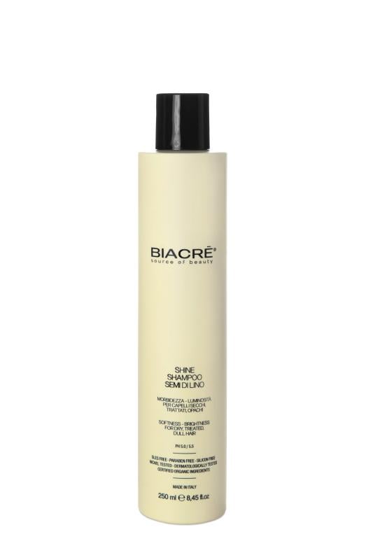 BIACRE SHINE SEMI DI LINO SHAMPOON LÄIGET ANDEV 250ML