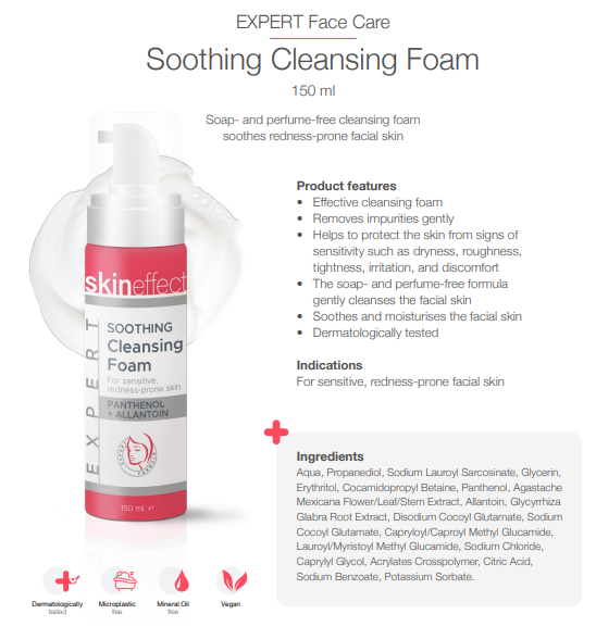 SKINEFFECT EXPERT PUHASTUSVAHT PUNETAVALE NAHALE 150ML