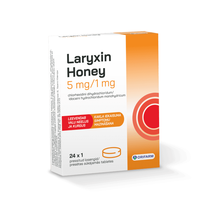 LARYXIN HONEY PRESSITUD LOSENG 5MG+1MG N24