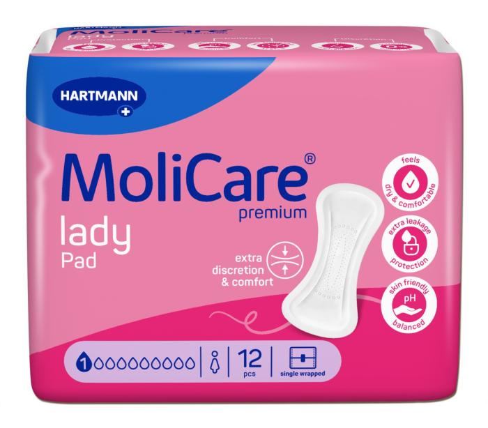 MOLICARE PAD LADY SIDE 1 TILK 194ML N12