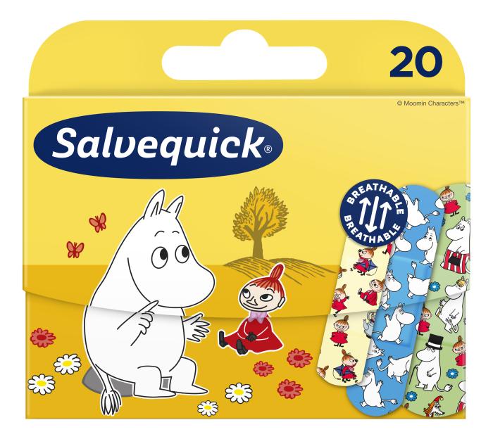 SALVEQUICK PLAASTER MOOMIN PILTIDEGA LASTELE N20