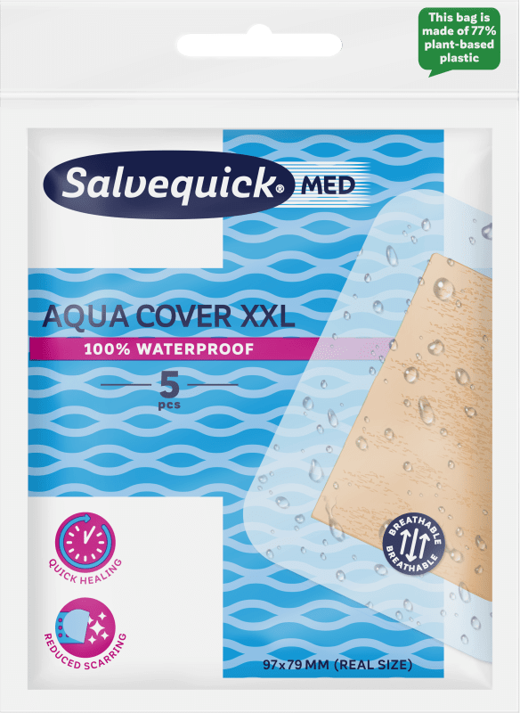 SALVEQUICK PLAASTER AQUA COVER XXL N5