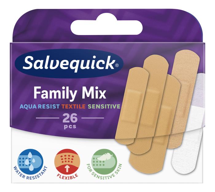 SALVEQUICK PLAASTER FAMILY MIX N26