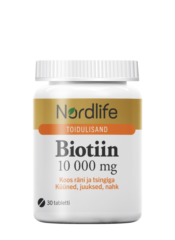 NORDLIFE BIOTIIN 10000MG TBL N30
