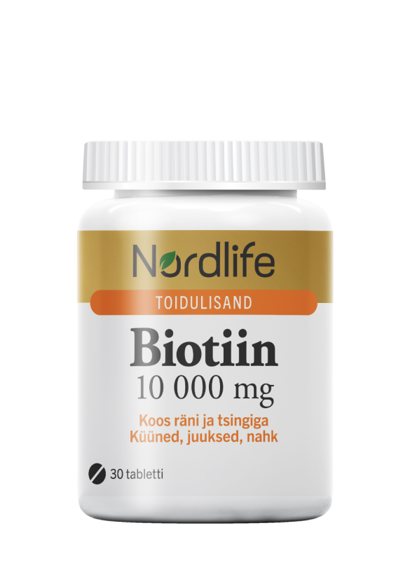 NORDLIFE BIOTIIN 10000MG TBL N30