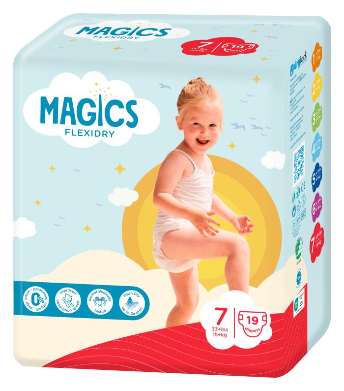 MAGICS FLEXIDRY MÄHKMED LASTELE XXL 15+KG N19