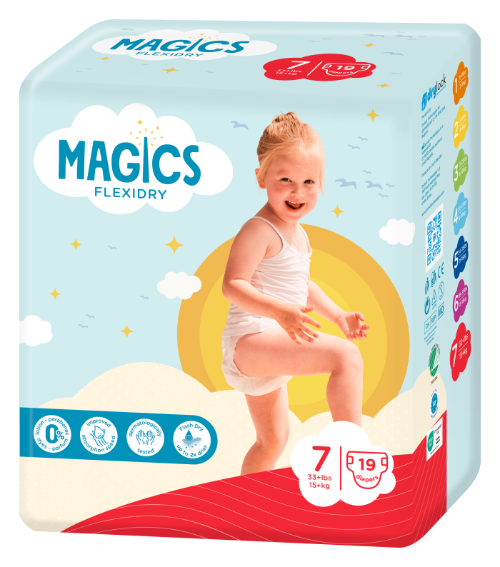 MAGICS FLEXIDRY MÄHKMED LASTELE XXL 15+KG N19