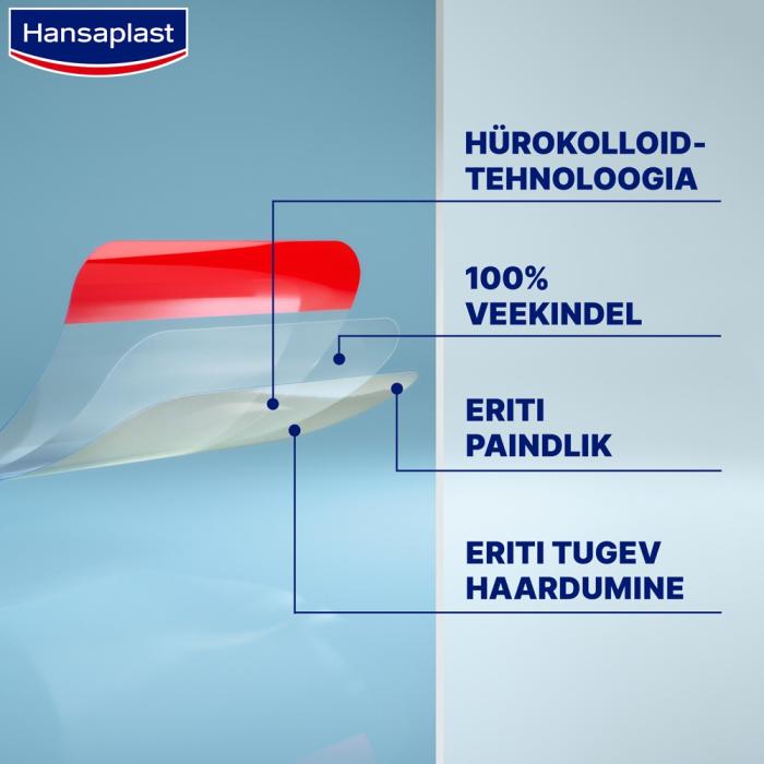 HANSAPLAST SECOND SKIN PROTECTION HÜDROKOLLOIDPLAASTER N6