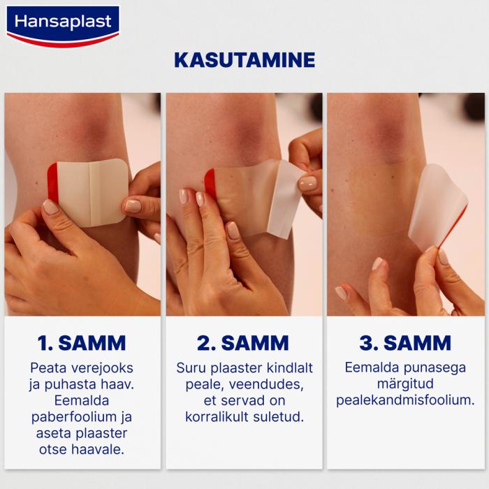 HANSAPLAST SECOND SKIN PROTECTION HÜDROKOLLOIDPLAASTER N6