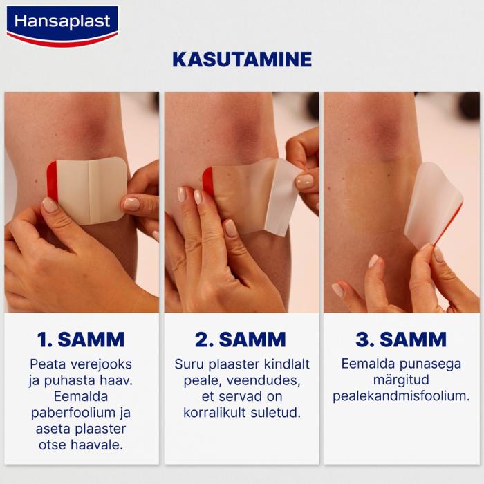 HANSAPLAST SECOND SKIN PROTECTION HÜDROKOLLOIDPLAASTER N6