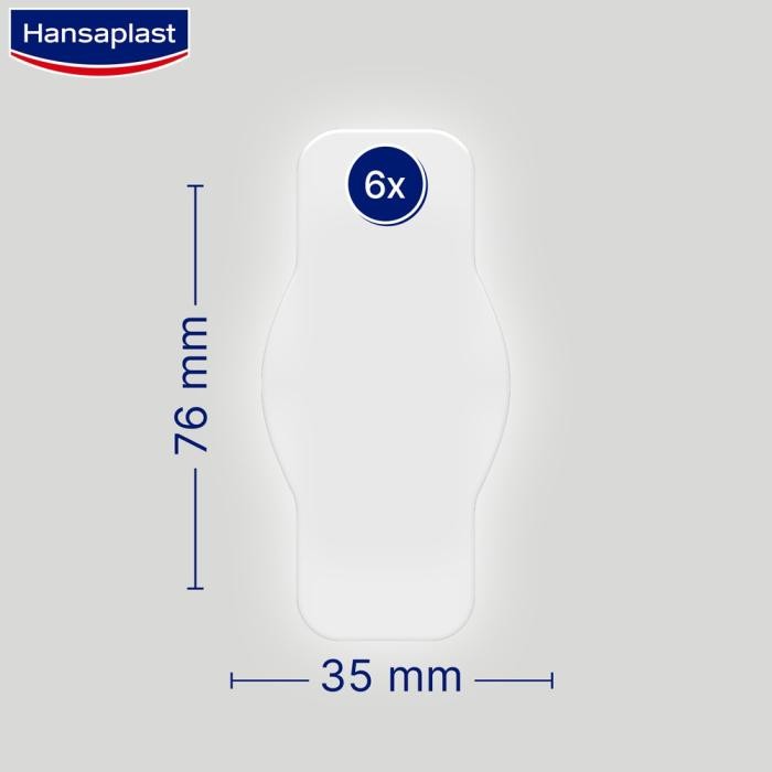 HANSAPLAST SECOND SKIN PROTECTION HÜDROKOLLOIDPLAASTER N6