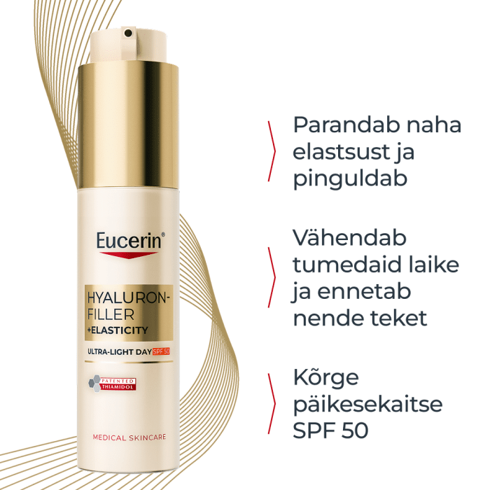 EUCERIN HYALURON-FILLER+ ELASTICITY PÄEVAKREEM SPF50 50ML