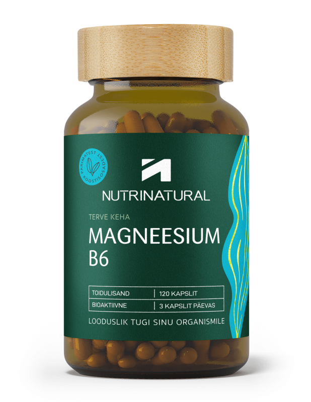 NUTRINATURAL MAGNEESIUM B6 KAPSLID N120