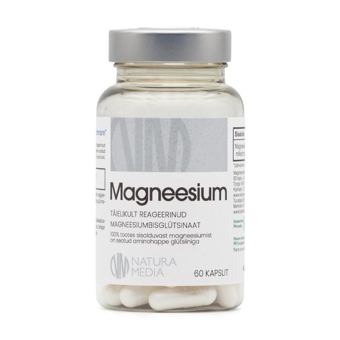 NM MAGNEESIUMBISGLÜTSINAAT 100% KAPSLID N60