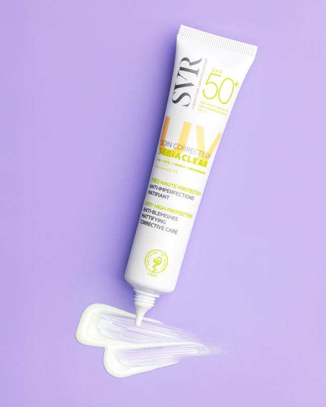 SVR SEBIACLEAR PÄIKESEKAITSEKREEM RASUSELE NAHALE SPF50+ NÄOLE 40ML