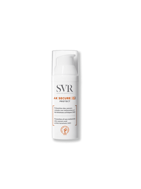 SVR AK SECURE DM PÄIKESEKAITSEVAHEND MITTEMELANOOMSE NAHAVÄHI JA AKTIINILISE KERATOOSI PROFÜLAKTIKAKS SPF50+ 50ML