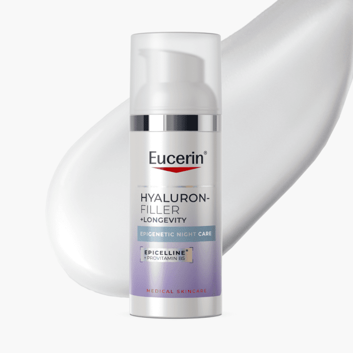 EUCERIN HYALURON-FILLER + LONGEVITY EPIGENETIC ÖÖKREEM 50ML