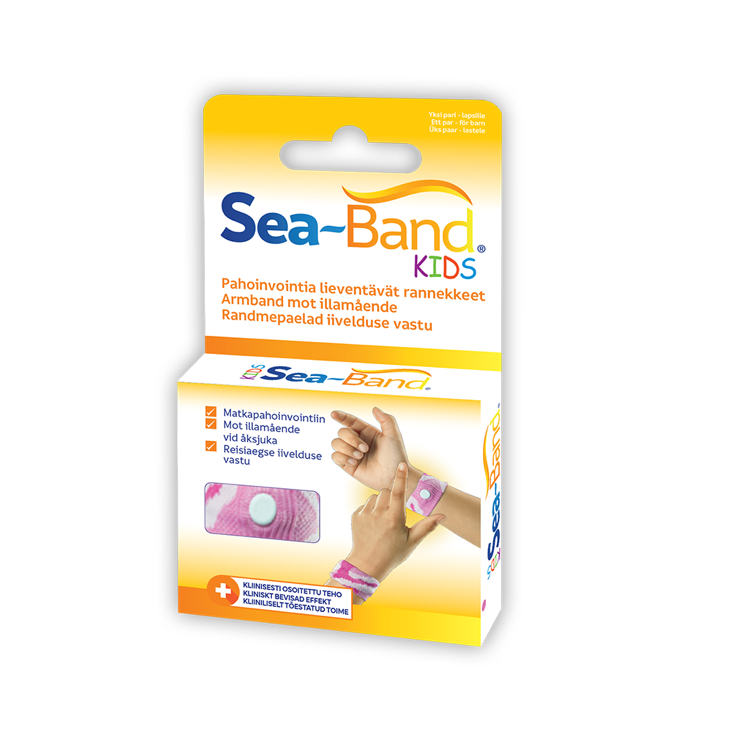 SEA BAND RANDMEPAEL IIVELDUSE VASTU LASTELE ROOSA N2