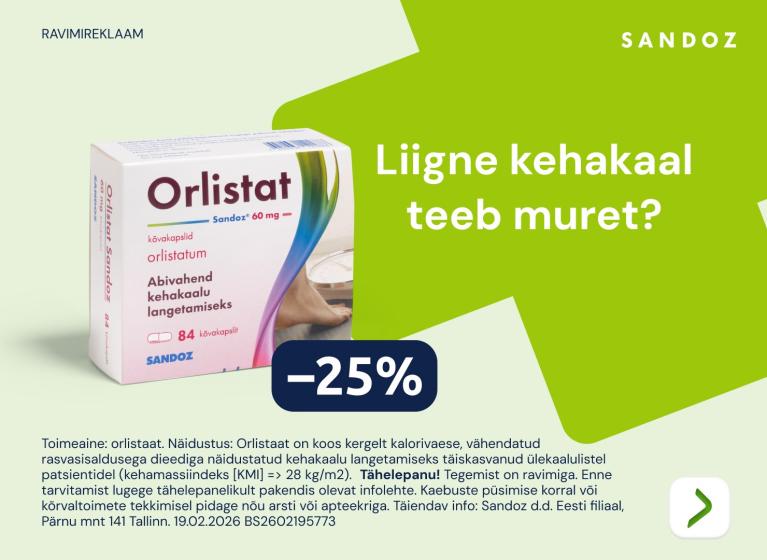 Orlistat -25%