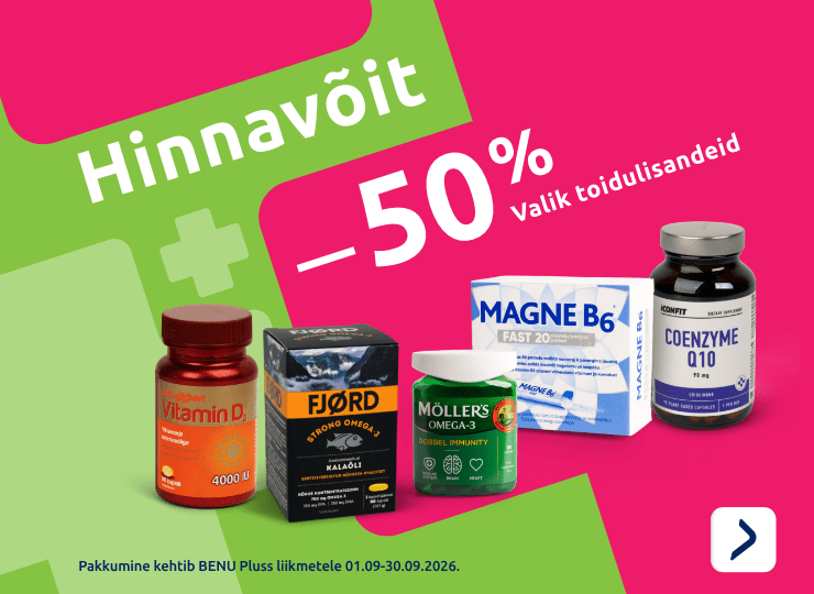 Hinnavõit - Top tooted -50%