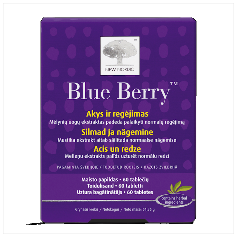 BLUE BERRY OMEGA-3 KAPSLID N60