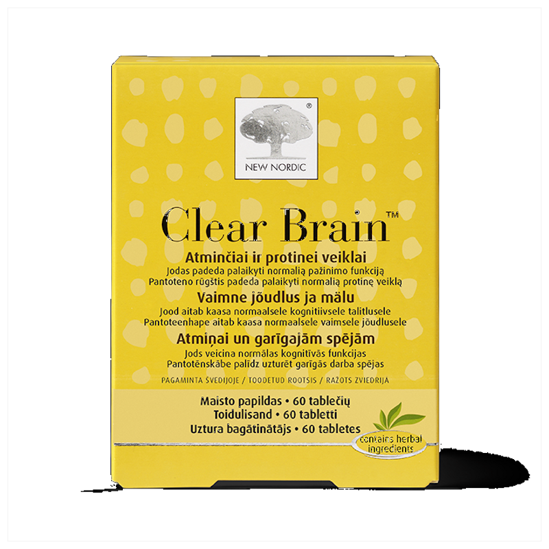 CLEAR BRAIN TBL N60