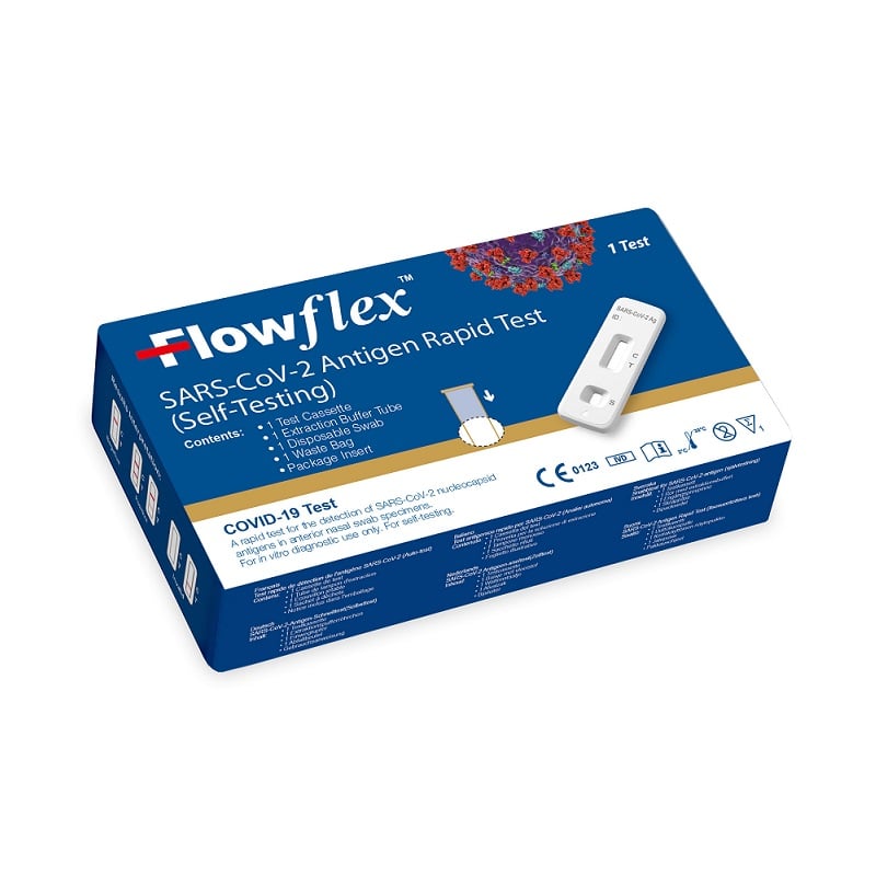 SARS-COV2 ACON FLOWFLEX ANTIGEENI ISE TEST NINAST N1