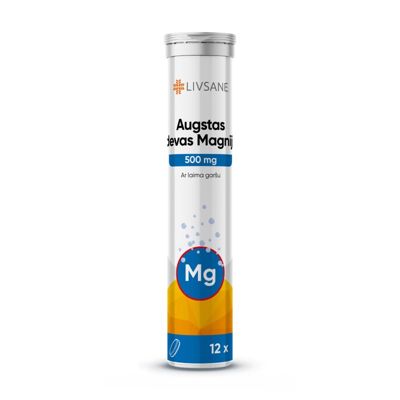 LIVSANE MAGNEESIUM LAHUSTUV TBL 500MG TUGEVATOIMELINE N12