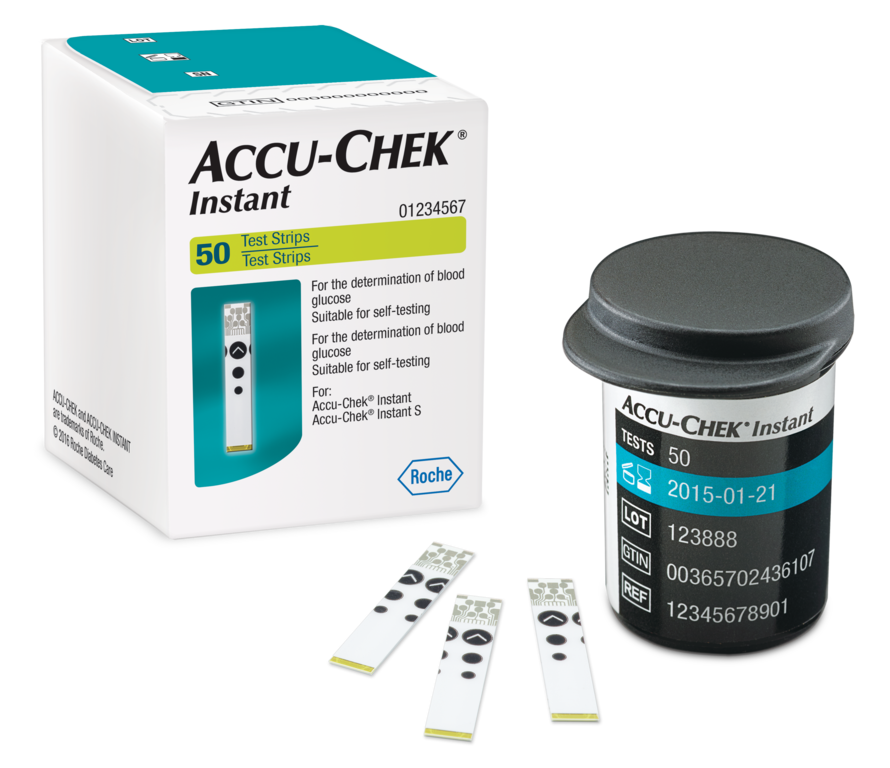 TESTRIBAD ACCU-CHEK INSTANT N50