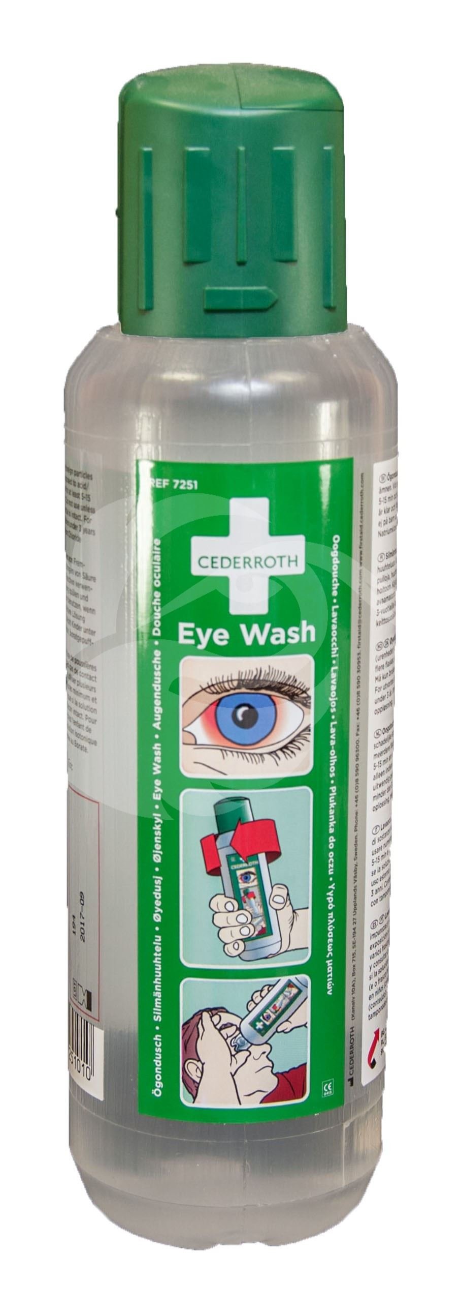 CEDERROTH SILMALOPUTUSLAHUS ESMAABIKS 0,9% NACL 500ML