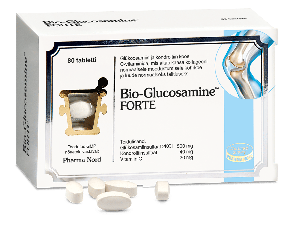 BIO-GLUCOSAMINE FORTE TBL 500+40MG N80